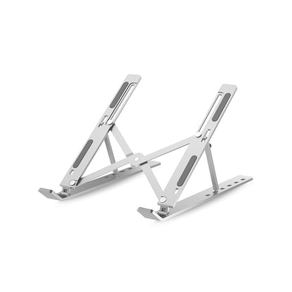 Adjustable Metal Laptop Stand  Ergonomic Aluminum Laptop Riser for Desk & Tabletop