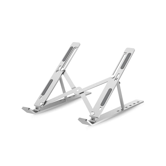 Adjustable Metal Laptop Stand  Ergonomic Aluminum Laptop Riser for Desk & Tabletop