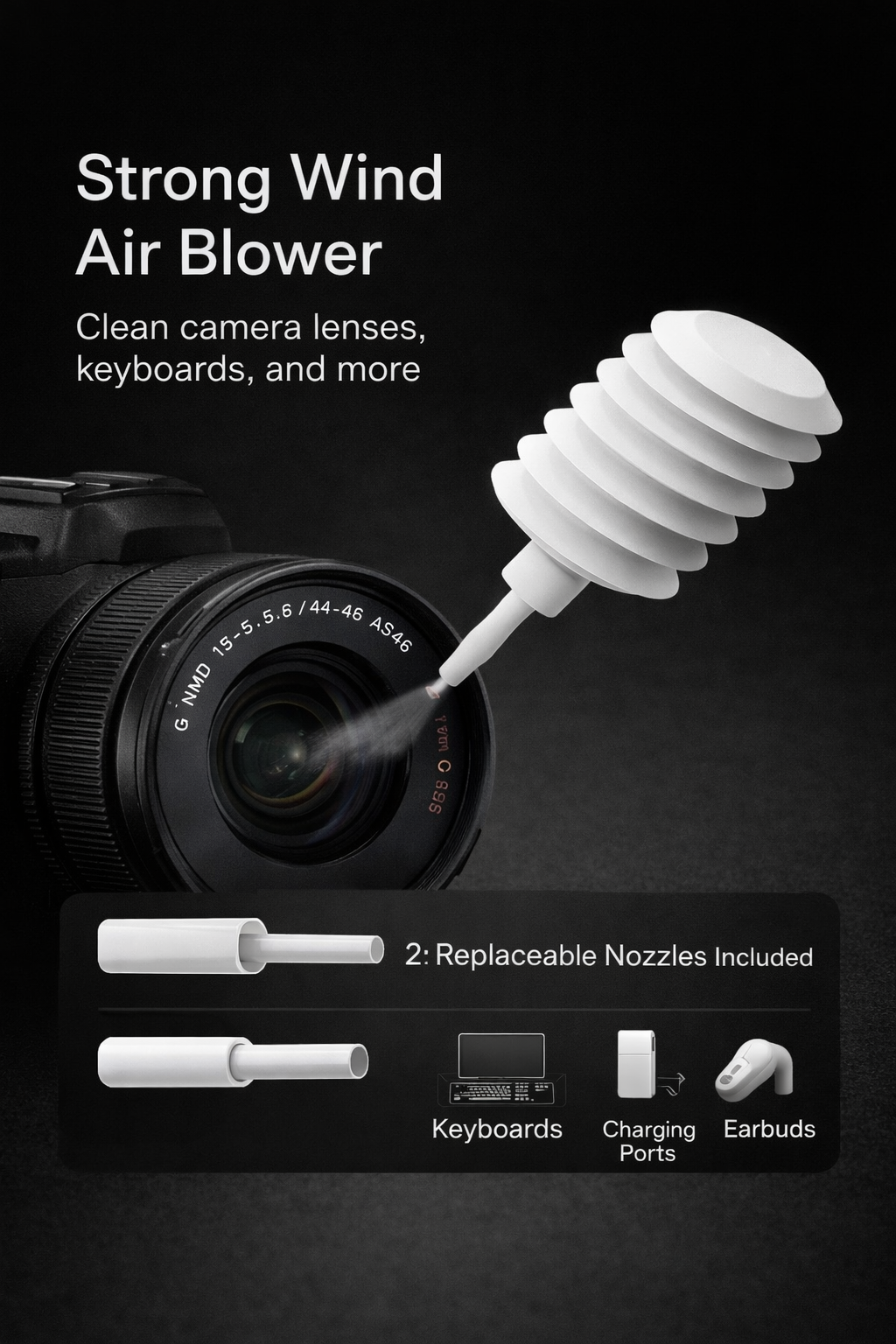 20-in-1 Tech Cleaning Kit for Laptops, Keyboards & Earbuds